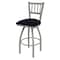 Holland Bar Stool Co 30" Swivel Bar Stool, Nickel Finish, Canter Twilight Seat 81030AN002 - alternate 1